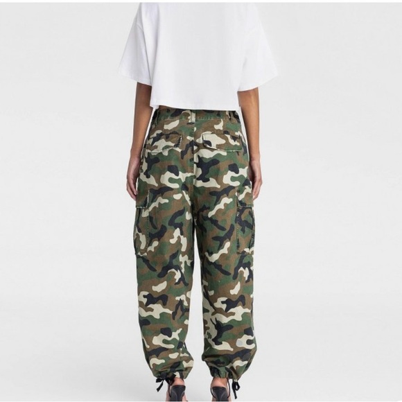 KBB by Kahlana Women's Mid-Rise Camo Cargo Jogger - Picture 3 of 3